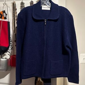 David Hollis Navy Women's Sweater